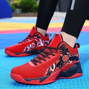 Sneakers Men Basketball Shoes Breathable Non-Slip Outdoor Sports Shoes Gym Training Athletic High Top Basketball Sneakers Women - Flash Shop Store